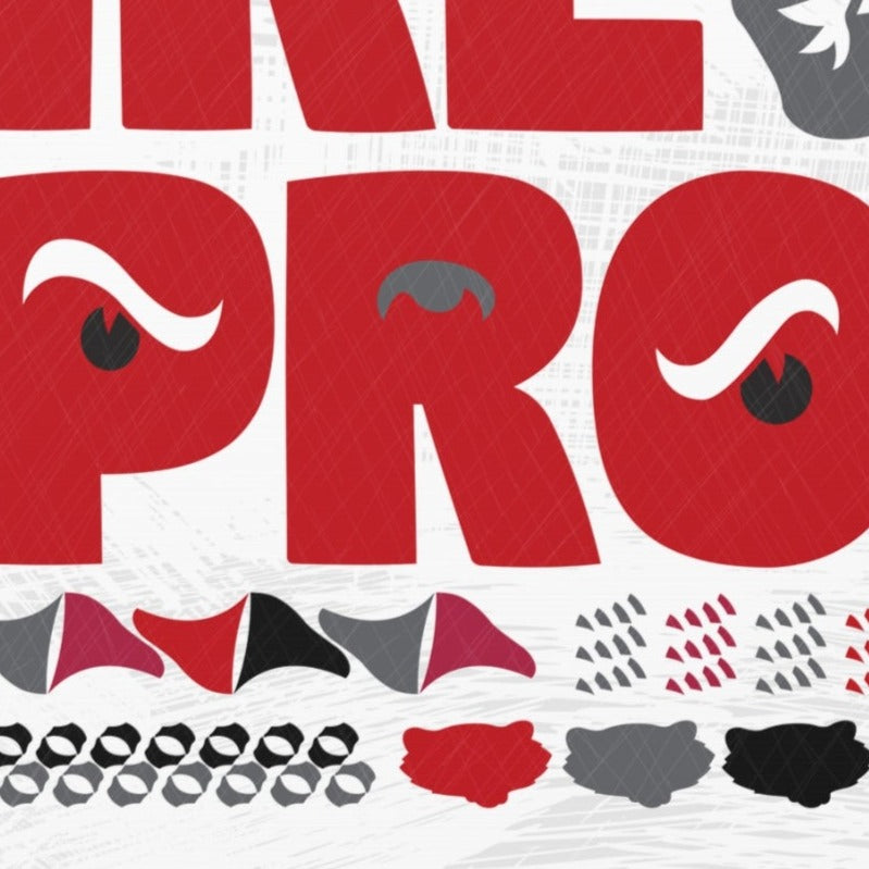 Badger like a Pro | Wisconsin | Word Art