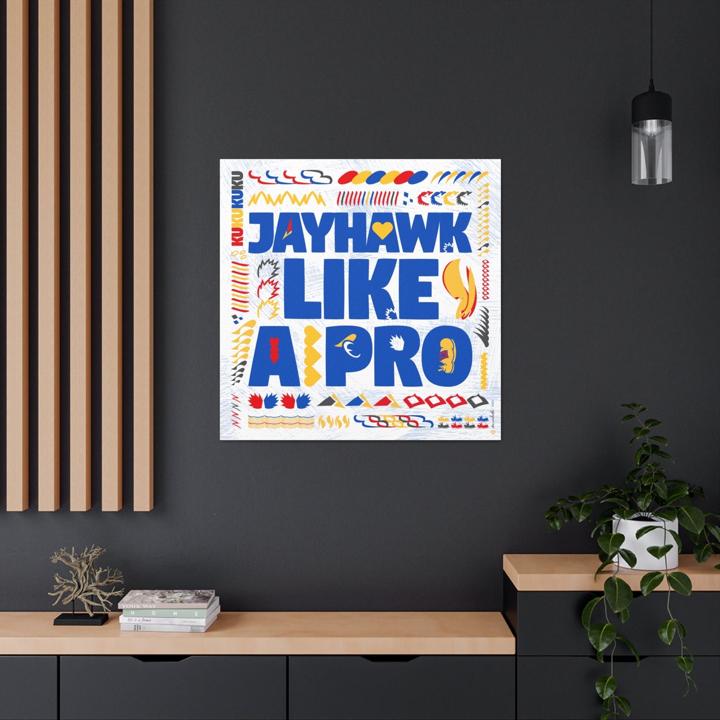 Jayhawk like a Pro | Word Art