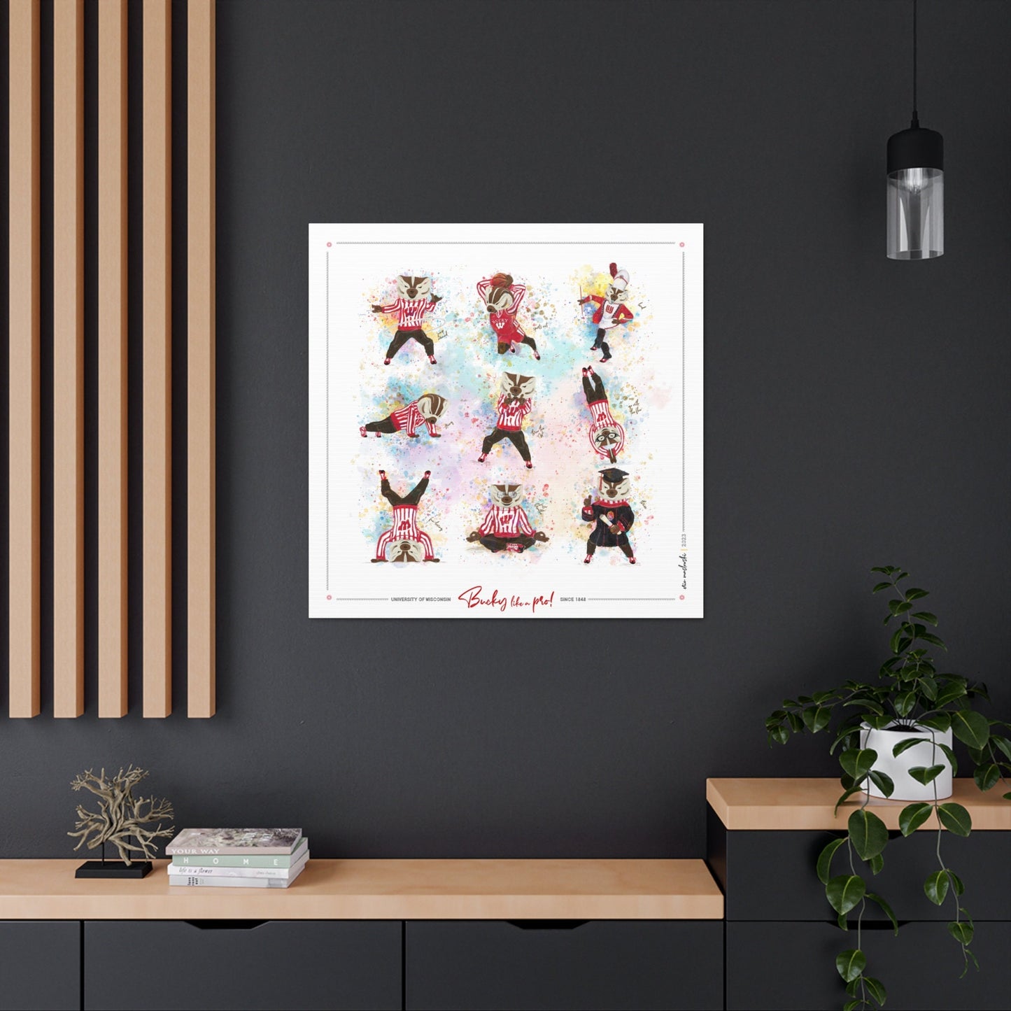Bucky like a Pro | Wisconsin How to Bucky Badger illustrations