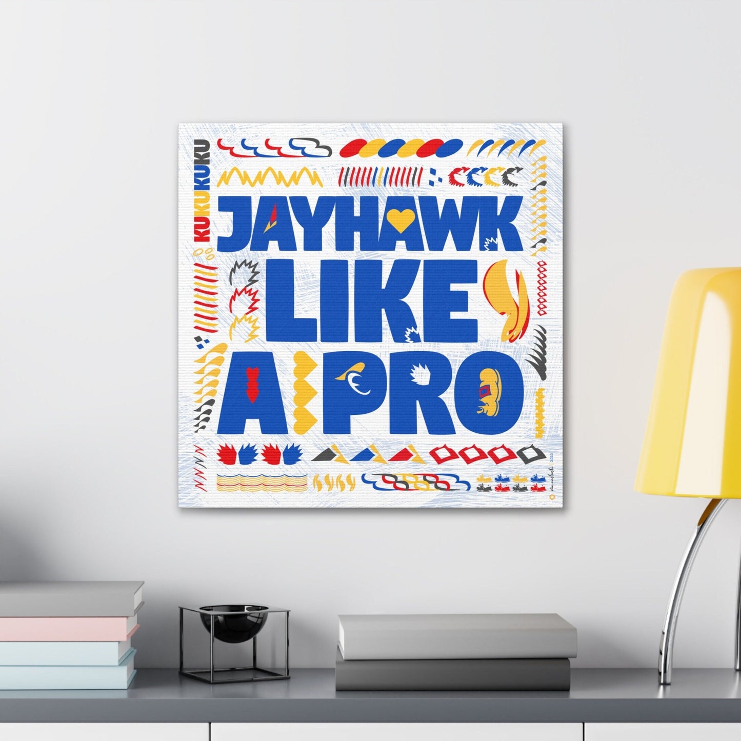 Jayhawk like a Pro | Word Art