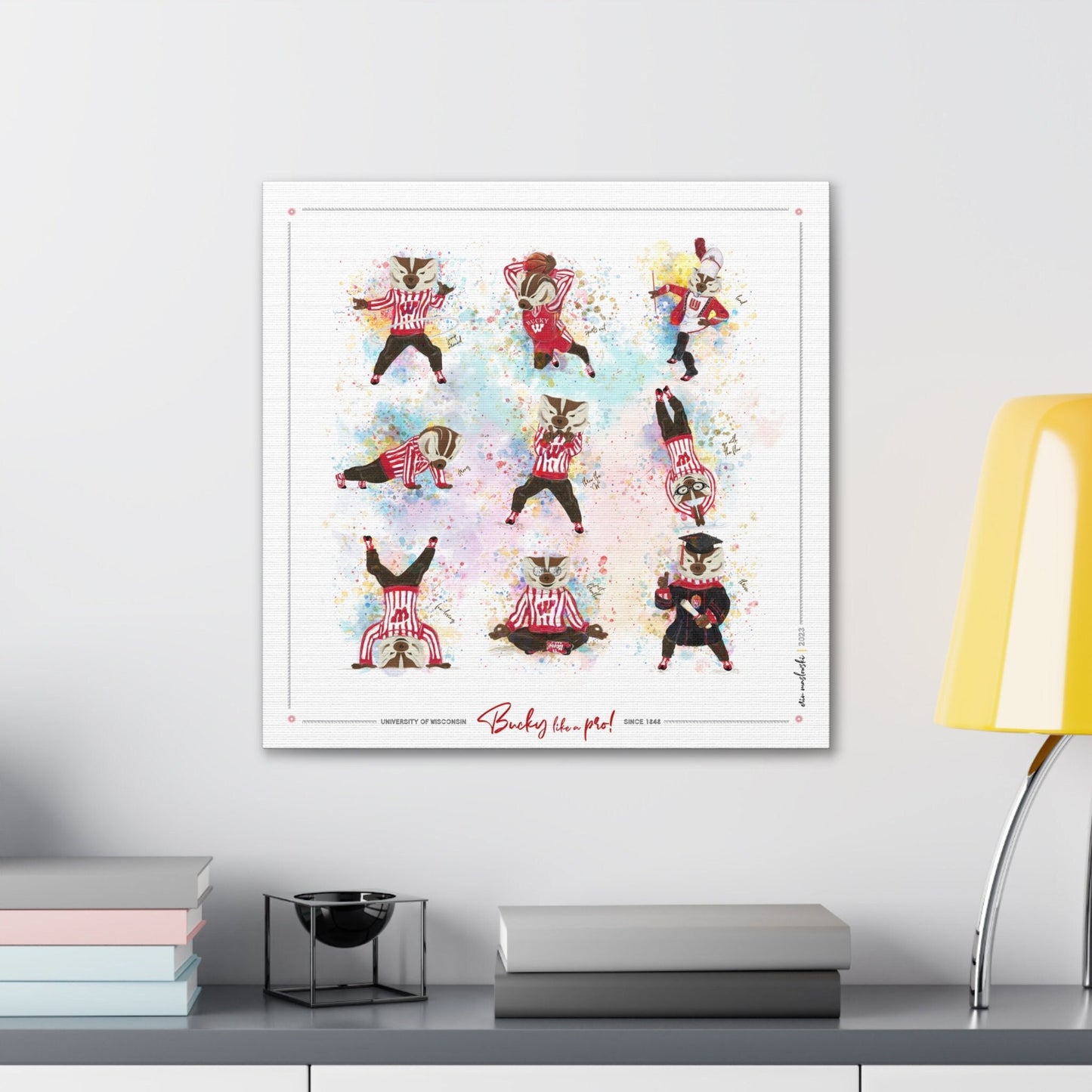 Bucky like a Pro | Wisconsin How to Bucky Badger illustrations