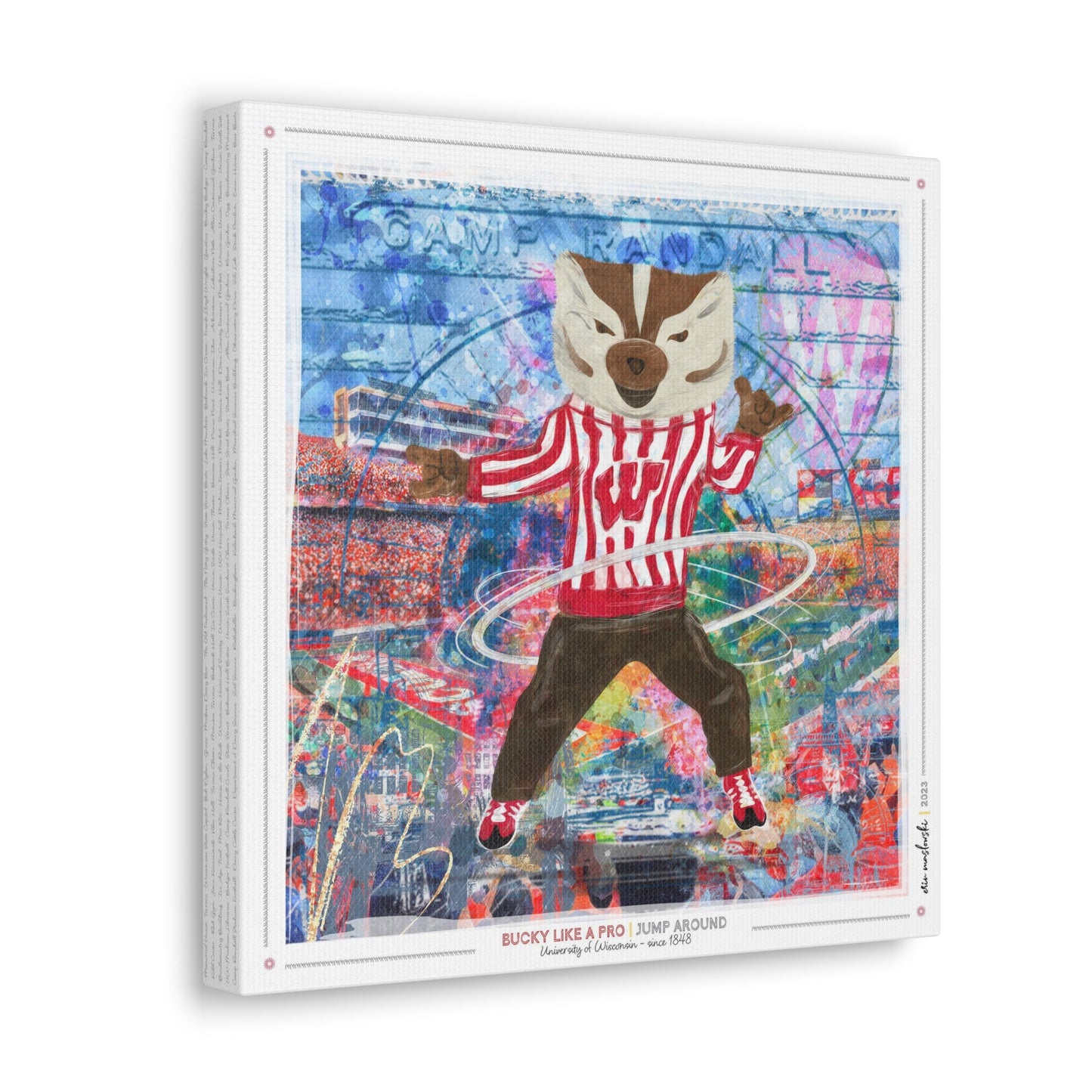Bucky like a Pro | Jump Around | Wisconsin Badger | Camp Randall