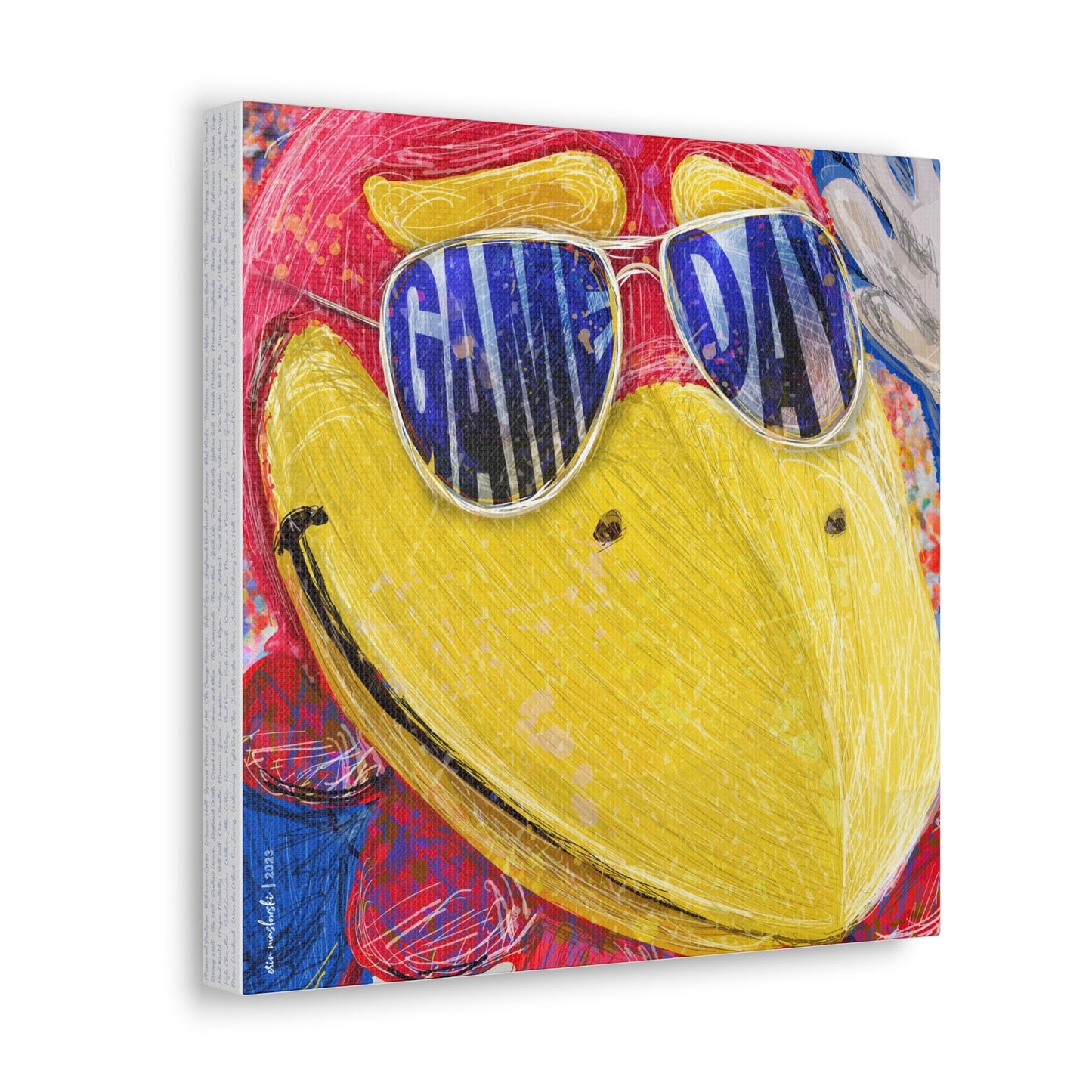 Jayhawk | Game Day | Close-Up | Kansas Illustration