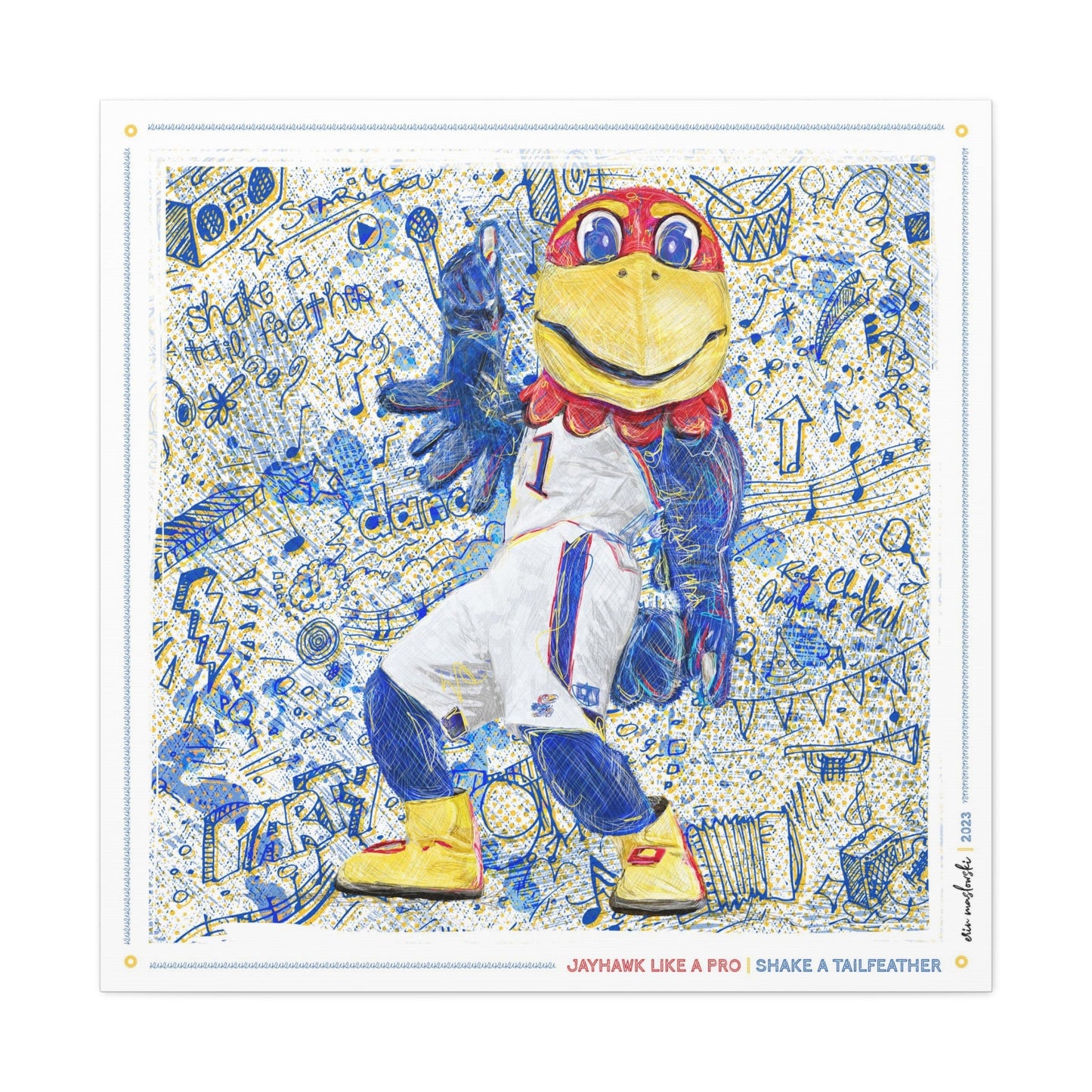 Jayhawk like a Pro | Shake-a-tailfeather | Kansas | KU Dance