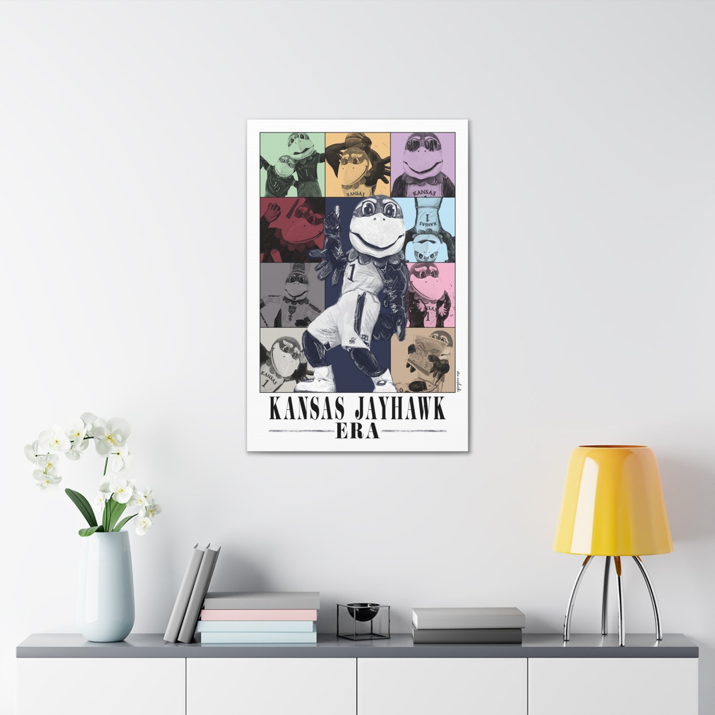 Kansas Jayhawks Era | KU | Kansas | Canvas Print | No Frame Needed