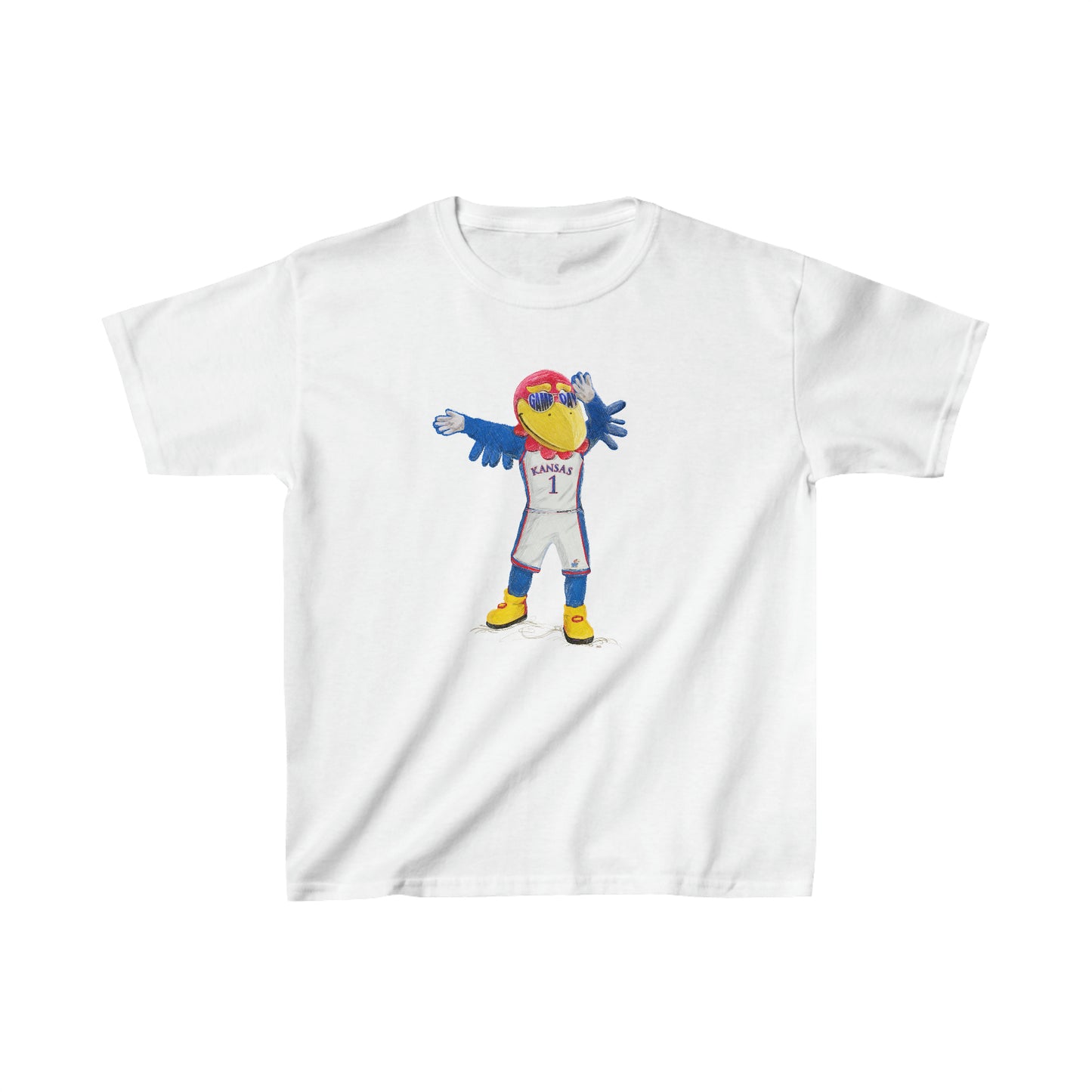 Youth Kansas Game Day Jayhawks Tees | Wave the Wheat | Kansas | Jayhawk | KU | t-shirt | Kids