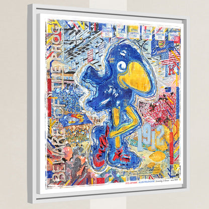 KU 1912 Jayhawk Art: Kansas University Allen Fieldhouse Canvas Print