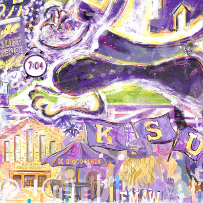 Kansas State 1951 Willie the Wildcat - Bill Snyder Family Stadium