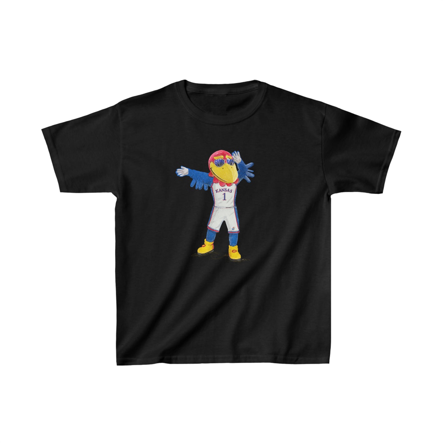 Youth Kansas Game Day Jayhawks Tees | Wave the Wheat | Kansas | Jayhawk | KU | t-shirt | Kids