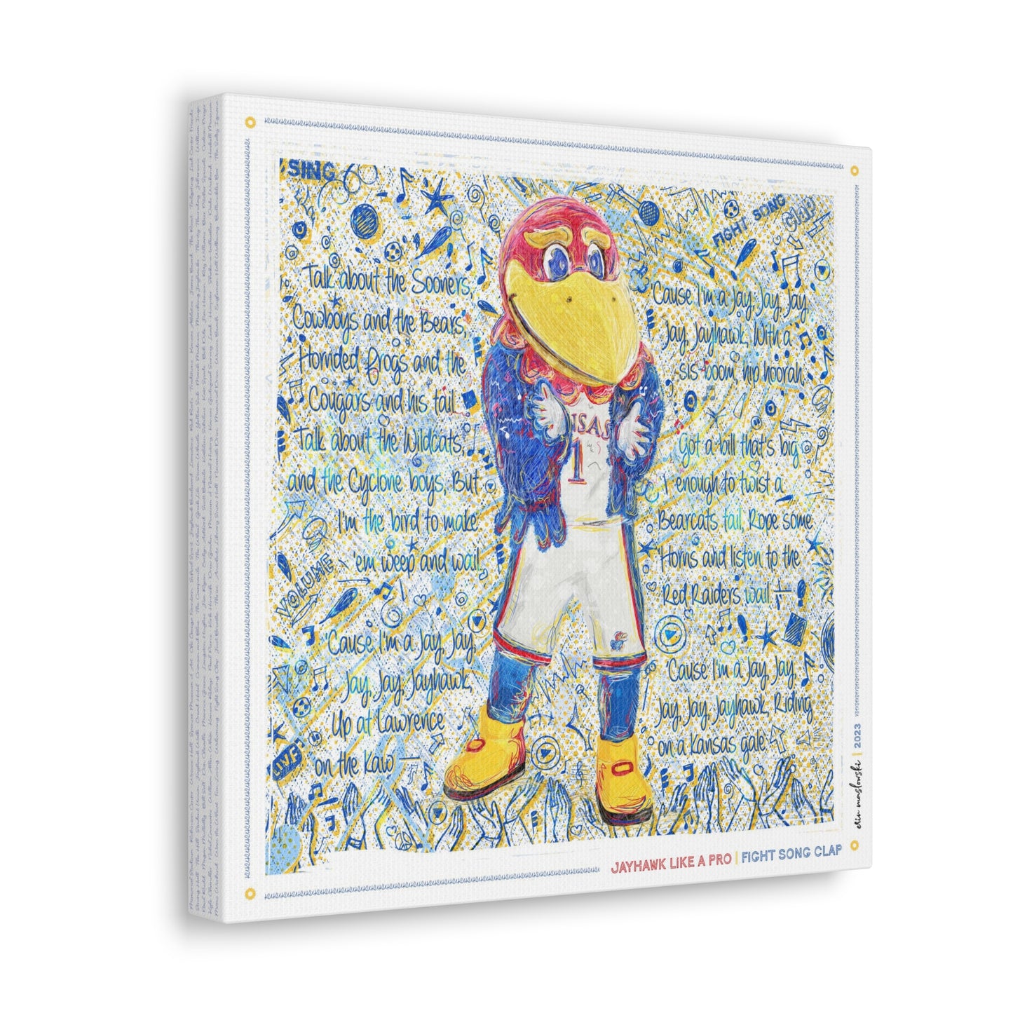 Jayhawk like a Pro | Fight Song Clap | KU Blue Sketches | Kansas