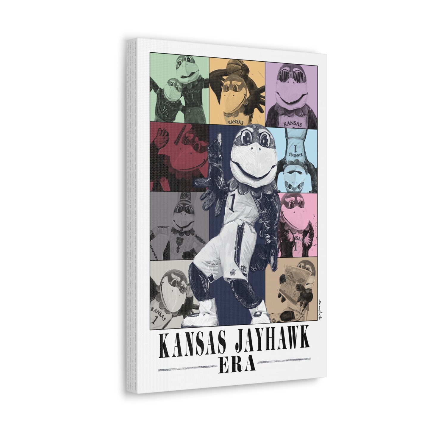 Kansas Jayhawks Era | KU | Kansas | Canvas Print | No Frame Needed