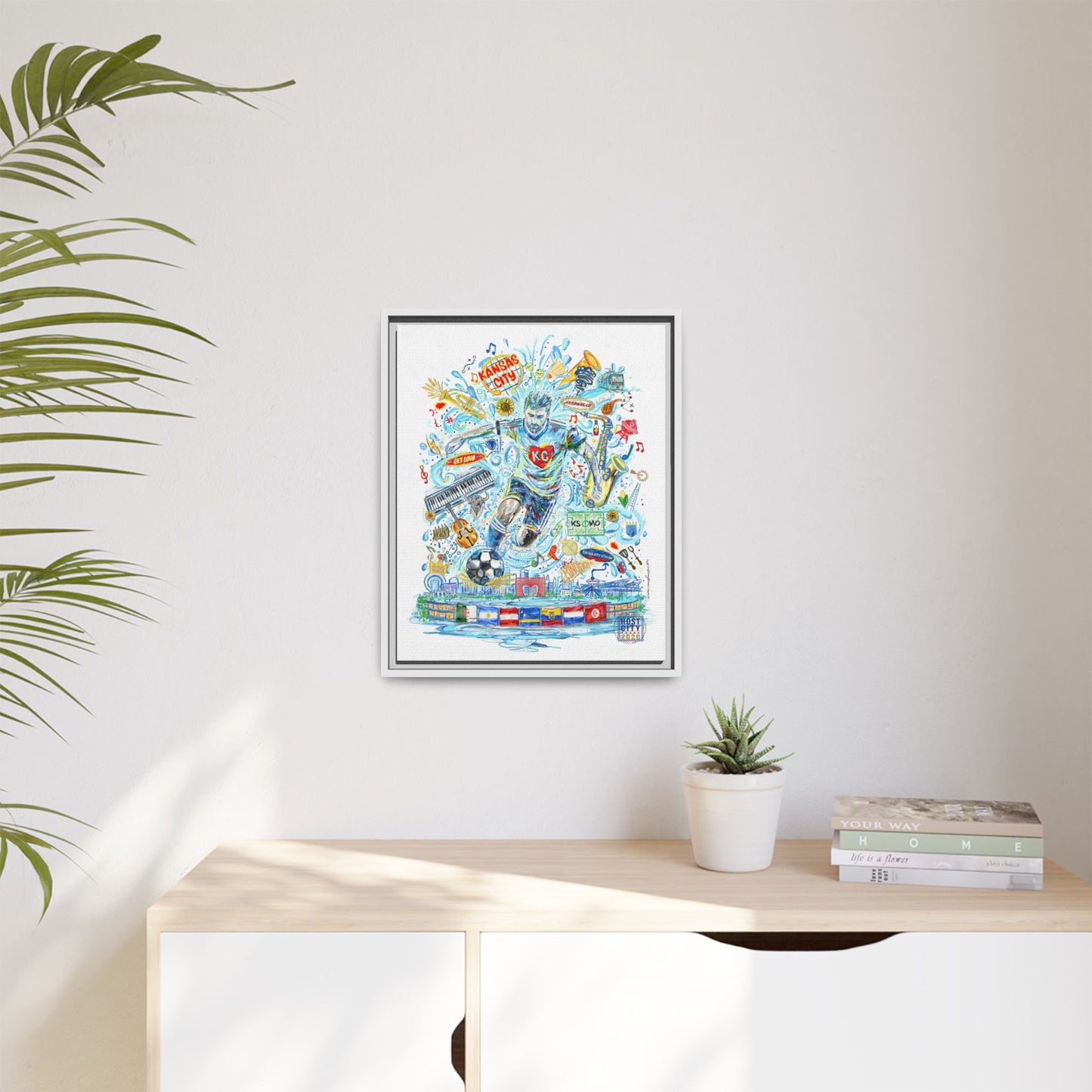 Kansas City Soccer Host City | Canvas Print