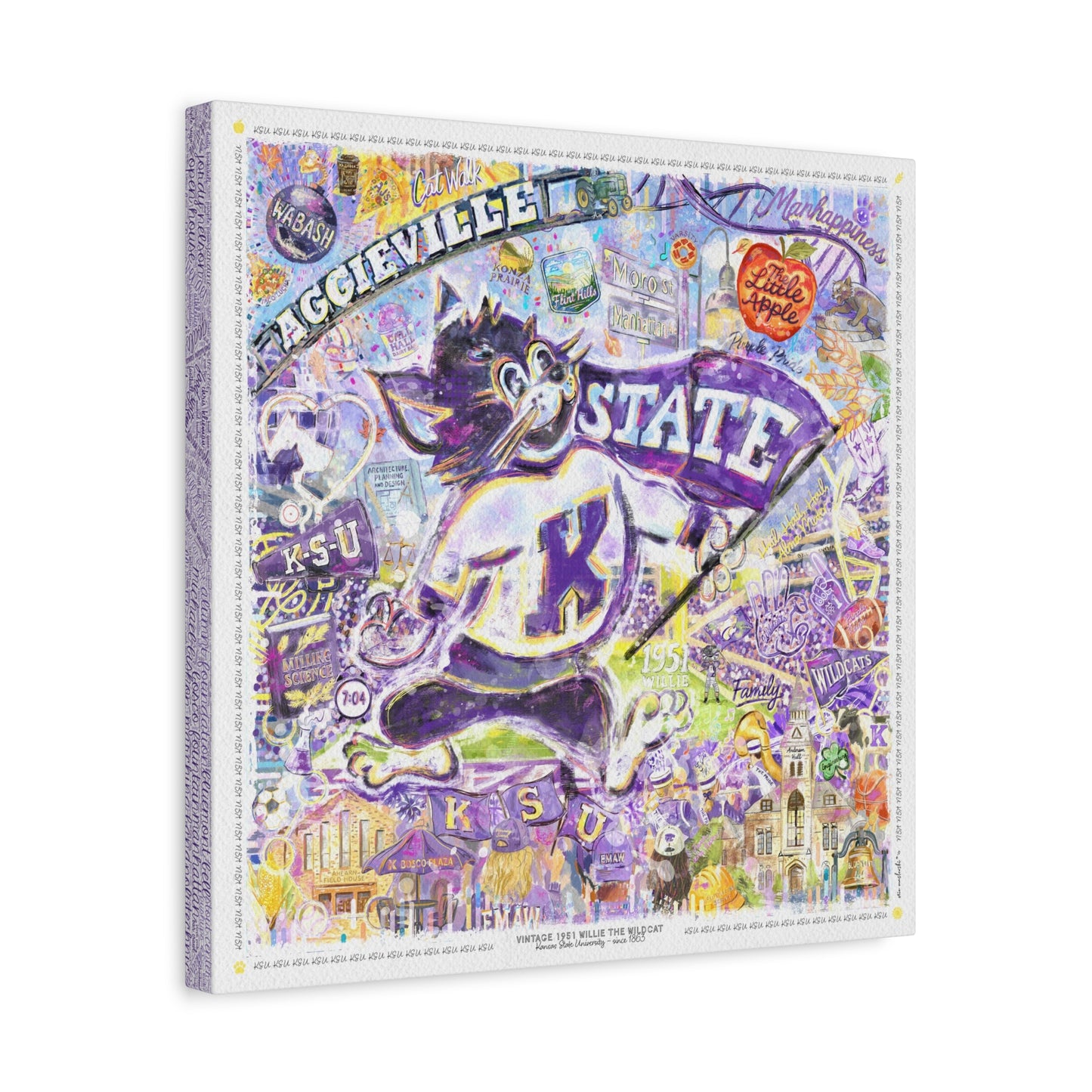 Kansas State 1951 Willie the Wildcat - Bill Snyder Family Stadium