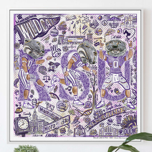 Kansas State KSU Willie the Wildcat Moves