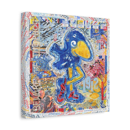 KU 1912 Jayhawk Art: Kansas University Allen Fieldhouse Canvas Print