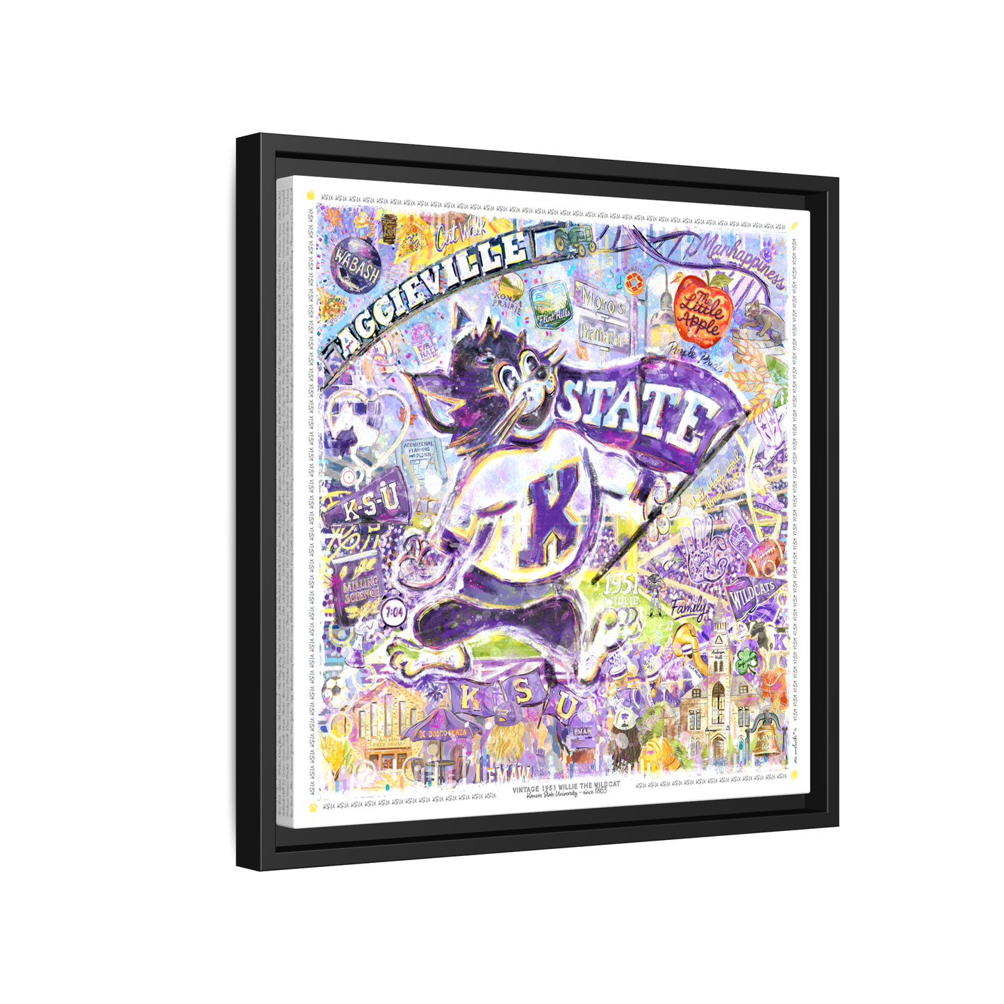 Kansas State 1951 Willie the Wildcat - Bill Snyder Family Stadium
