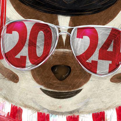 UW Personalized Bucky Badger Graduation Canvas Print