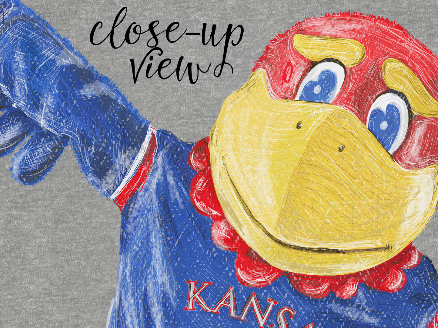 Infant Baby Jay Tee | Jayhawk | Kansas | Fine Jersey | KU | T-shirt