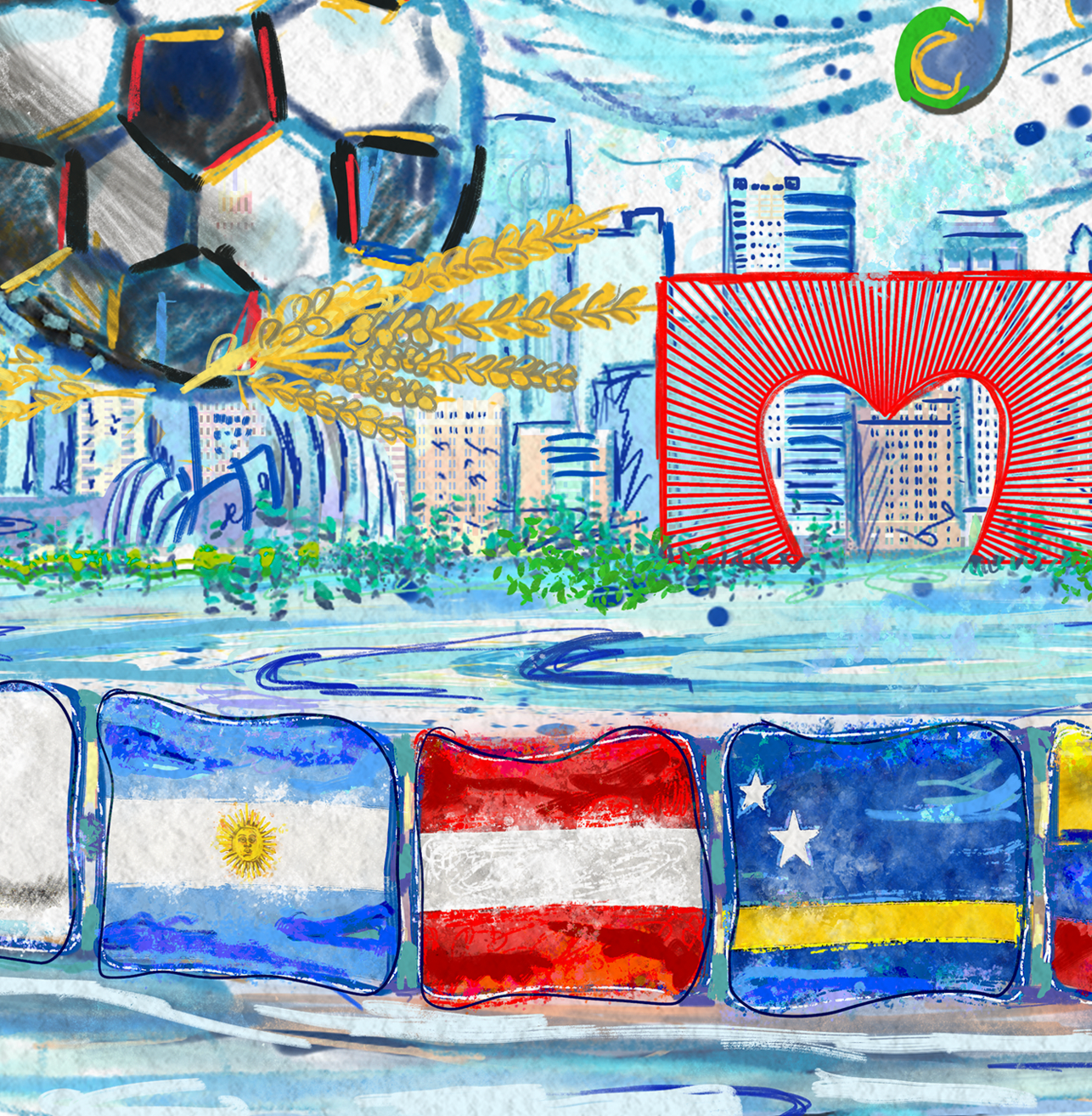 Kansas City Soccer Host City | Canvas Print