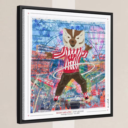 UW Bucky Badger Art: Camp Randall, Wisconsin Football Canvas Print