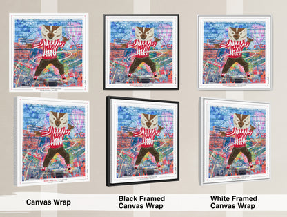 UW Bucky Badger Art: Camp Randall, Wisconsin Football Canvas Print