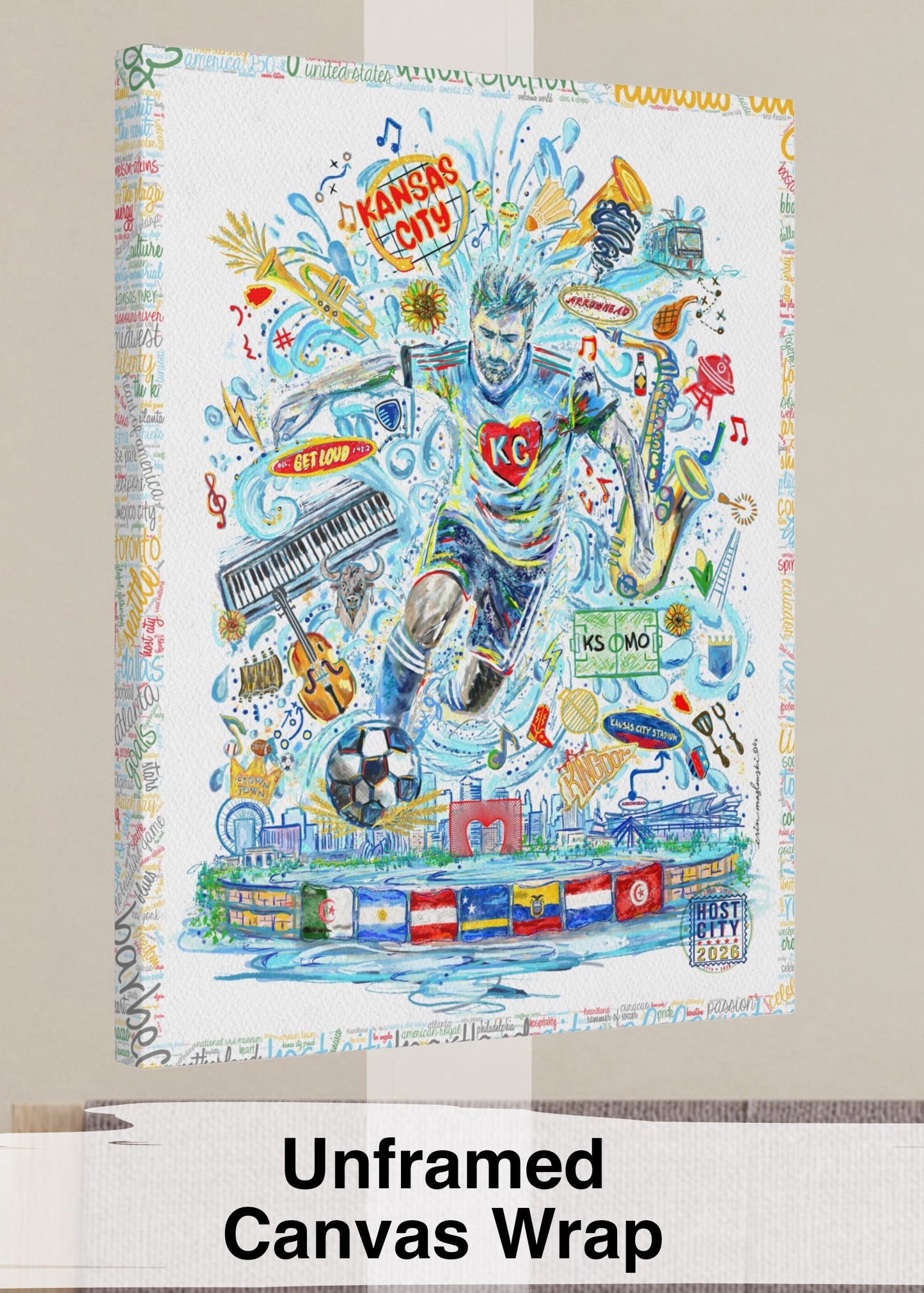 Kansas City Soccer Host City | Canvas Print