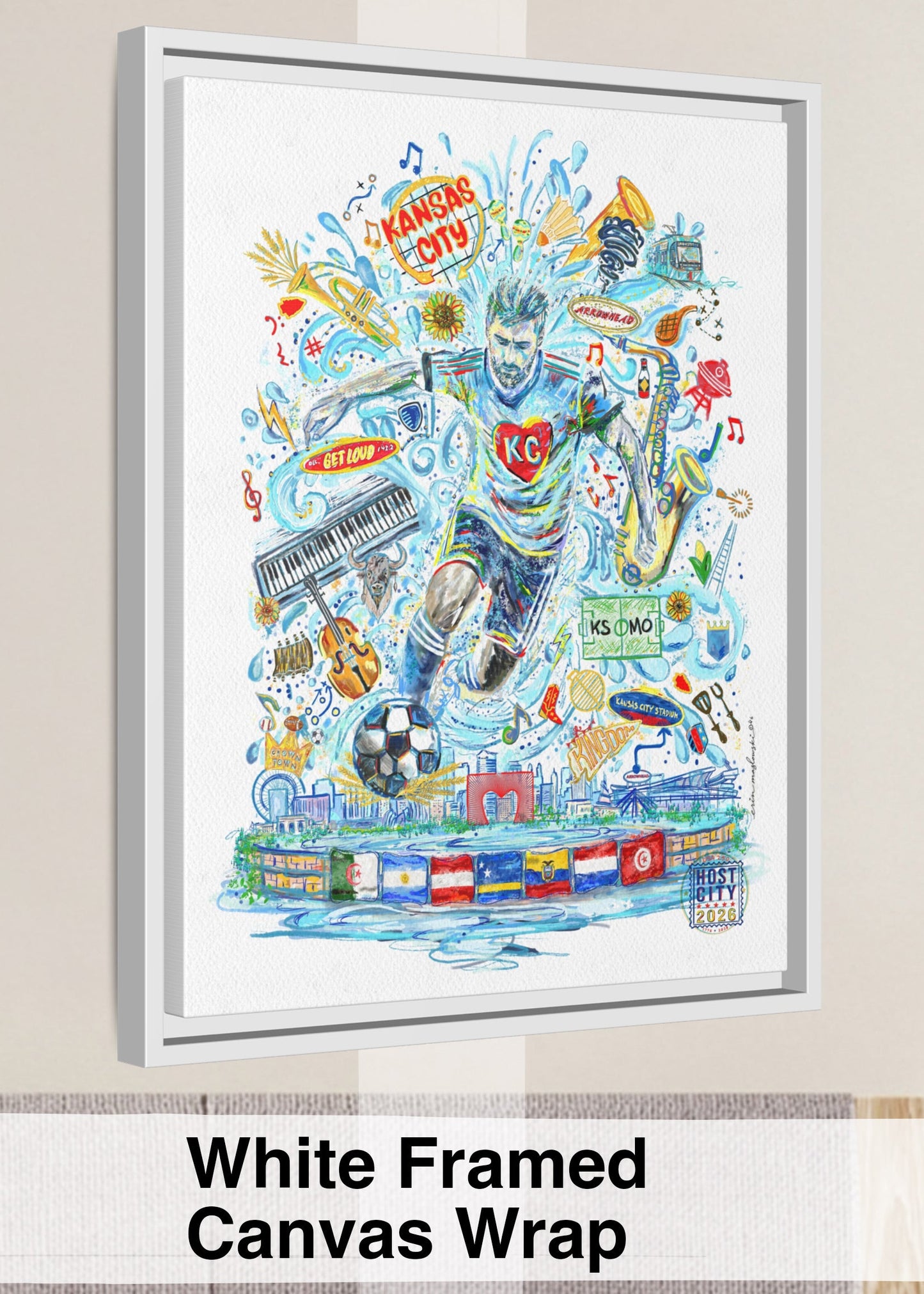 Kansas City Soccer Host City | Canvas Print