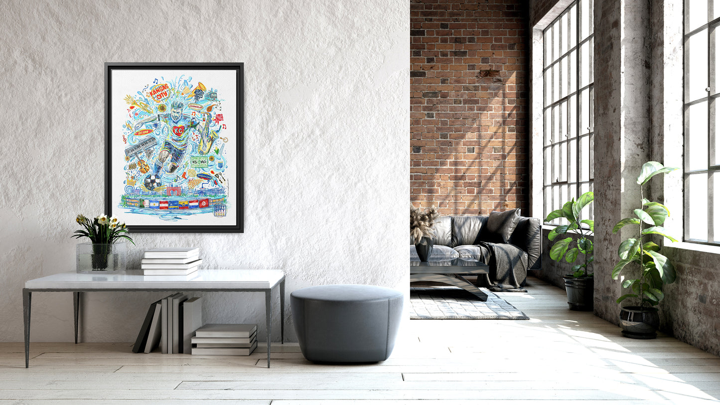 Kansas City Soccer Host City | Canvas Print