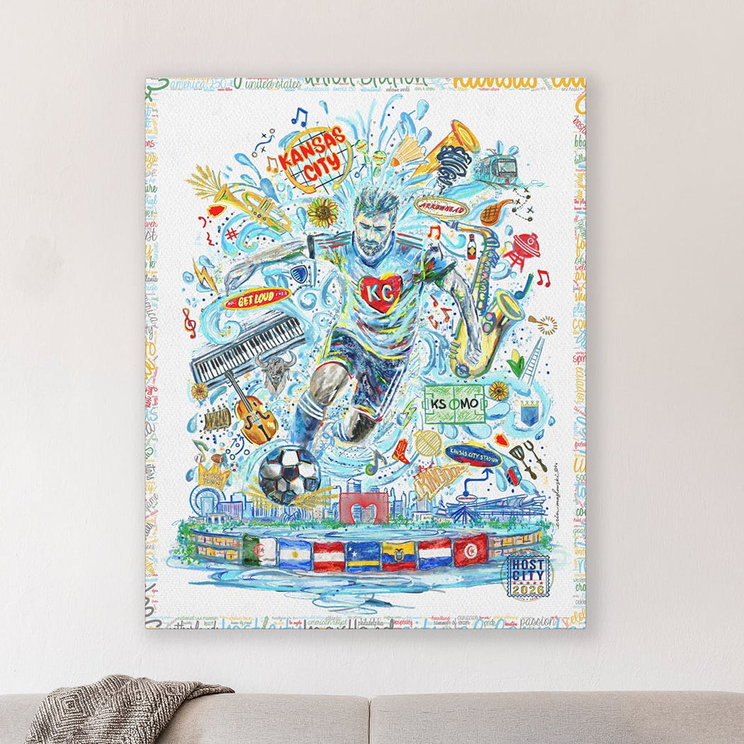 Kansas City Soccer Host City | Canvas Print