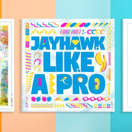 Jayhawk like a Pro | Word Art | Barbie Colors