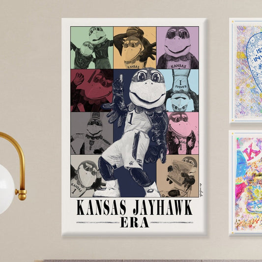 Kansas Jayhawks Era | KU | Kansas | Canvas Print | No Frame Needed