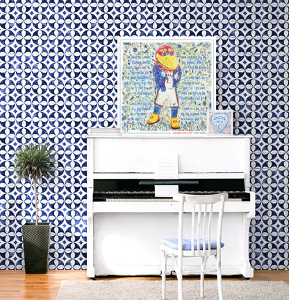 KU Jayhawk Fight Song Clap Art: Kansas University Sketches Canvas Print