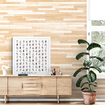 KU Kansas Jayhawks Pattern Art: KU Gift, Graduation Canvas