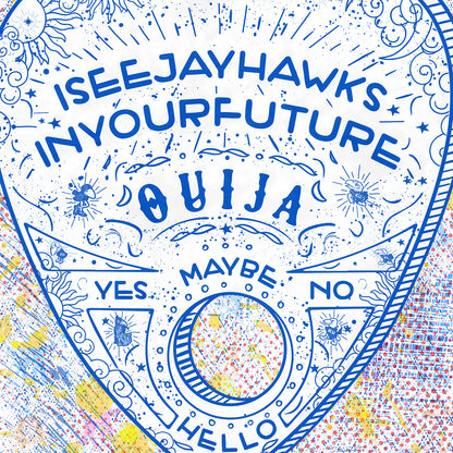 KU Ouija Jayhawk Prophecy Art: Kansas Graduation Print