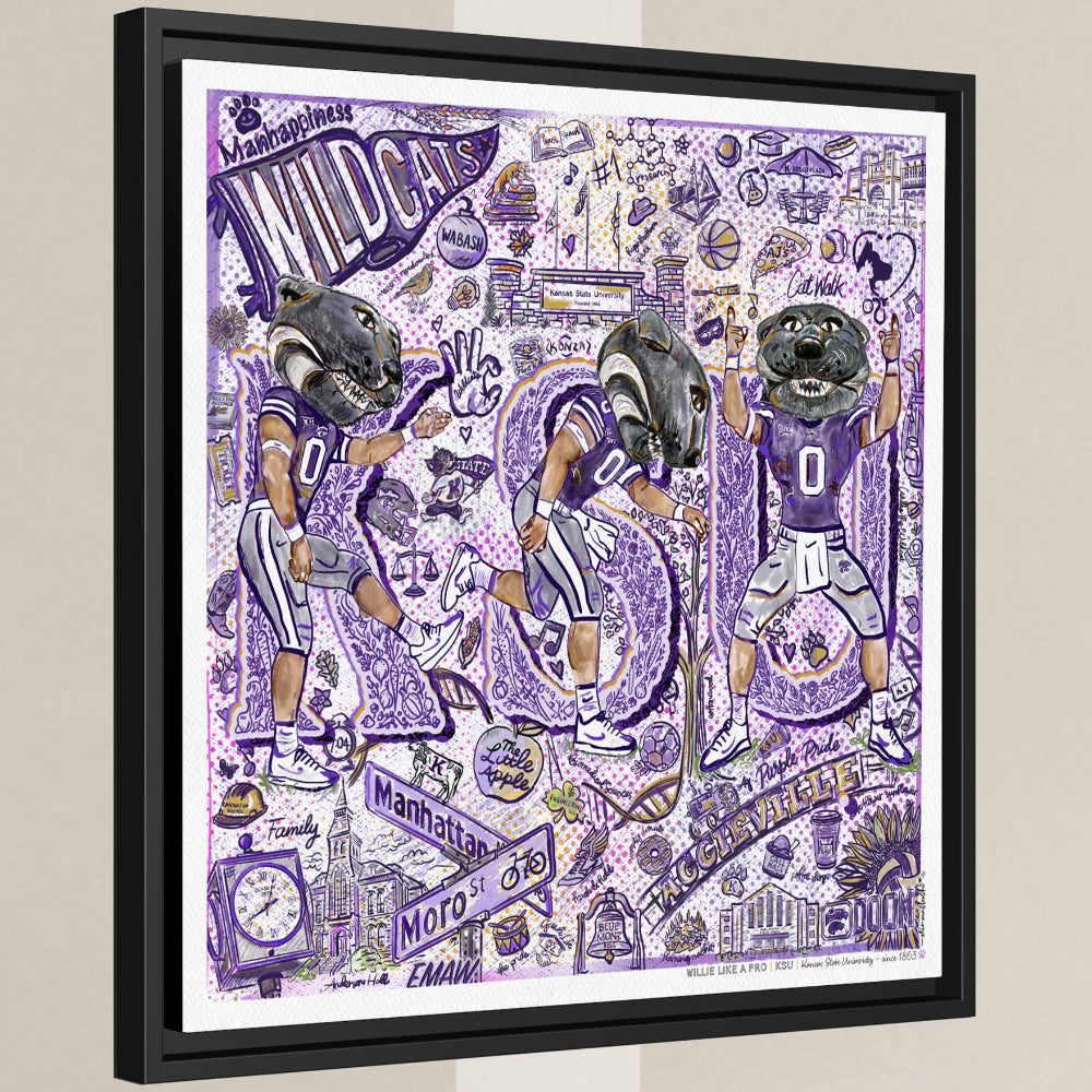 Kansas State KSU Willie the Wildcat Moves