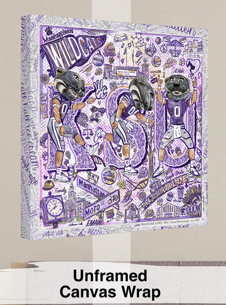 Kansas State KSU Willie the Wildcat Moves