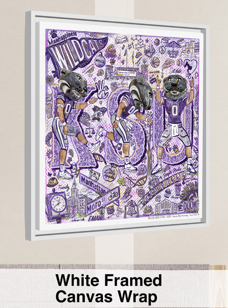 Kansas State KSU Willie the Wildcat Moves