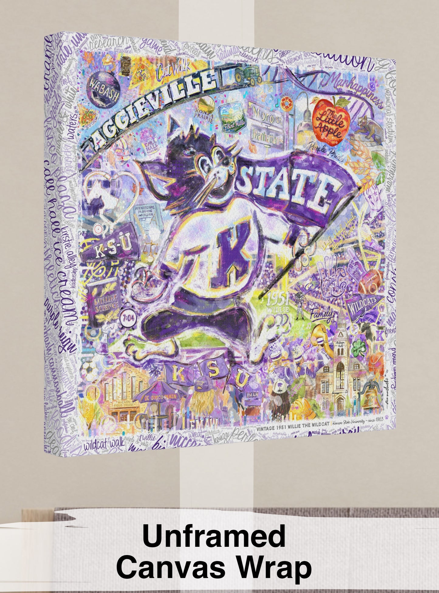 Kansas State 1951 Willie the Wildcat - Bill Snyder Family Stadium