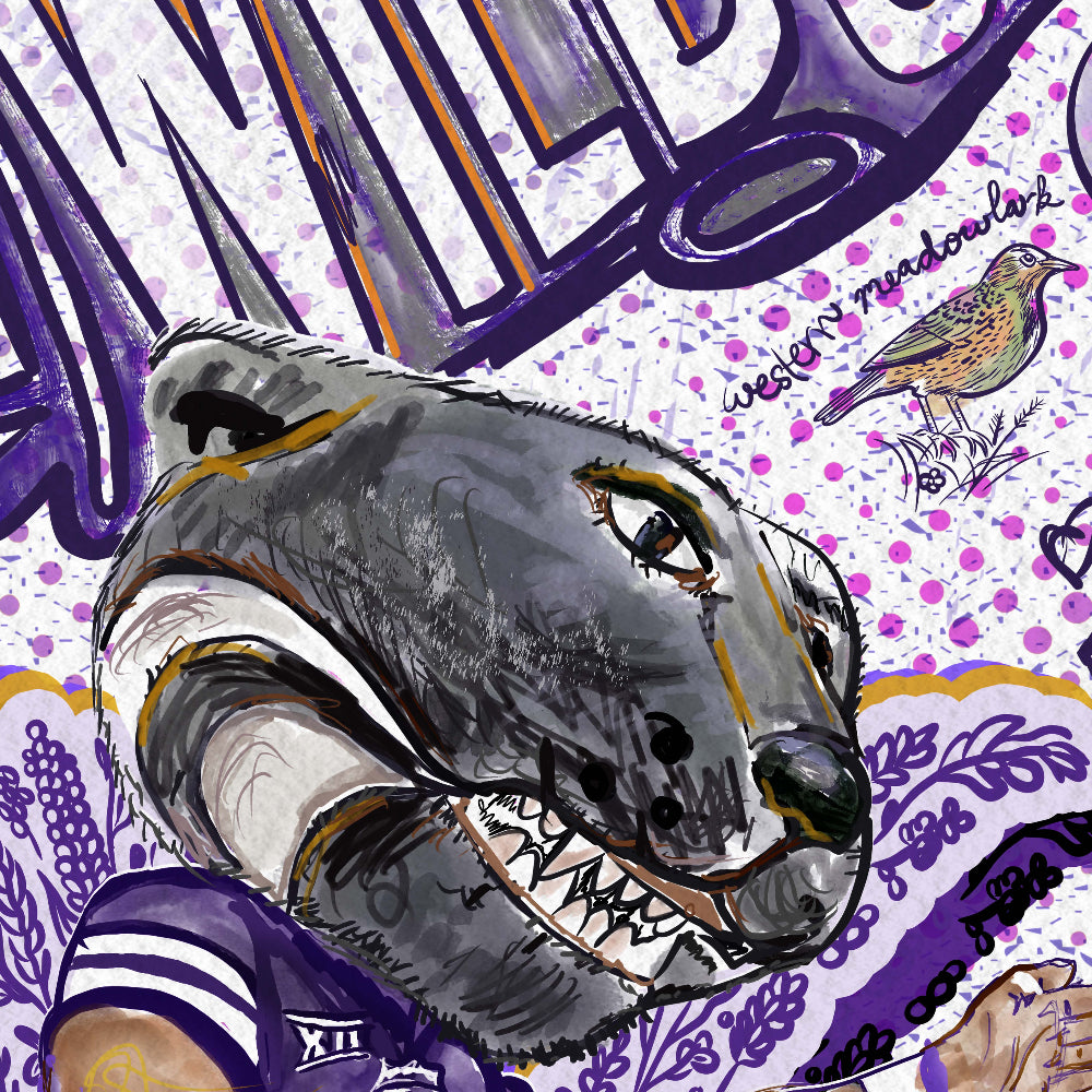 Kansas State KSU Willie the Wildcat Moves