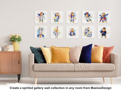 KU Jayhawk Lead Band Art: University of Kansas Canvas Print