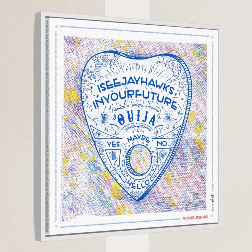 KU Ouija Jayhawk Prophecy Art: Kansas Graduation Print