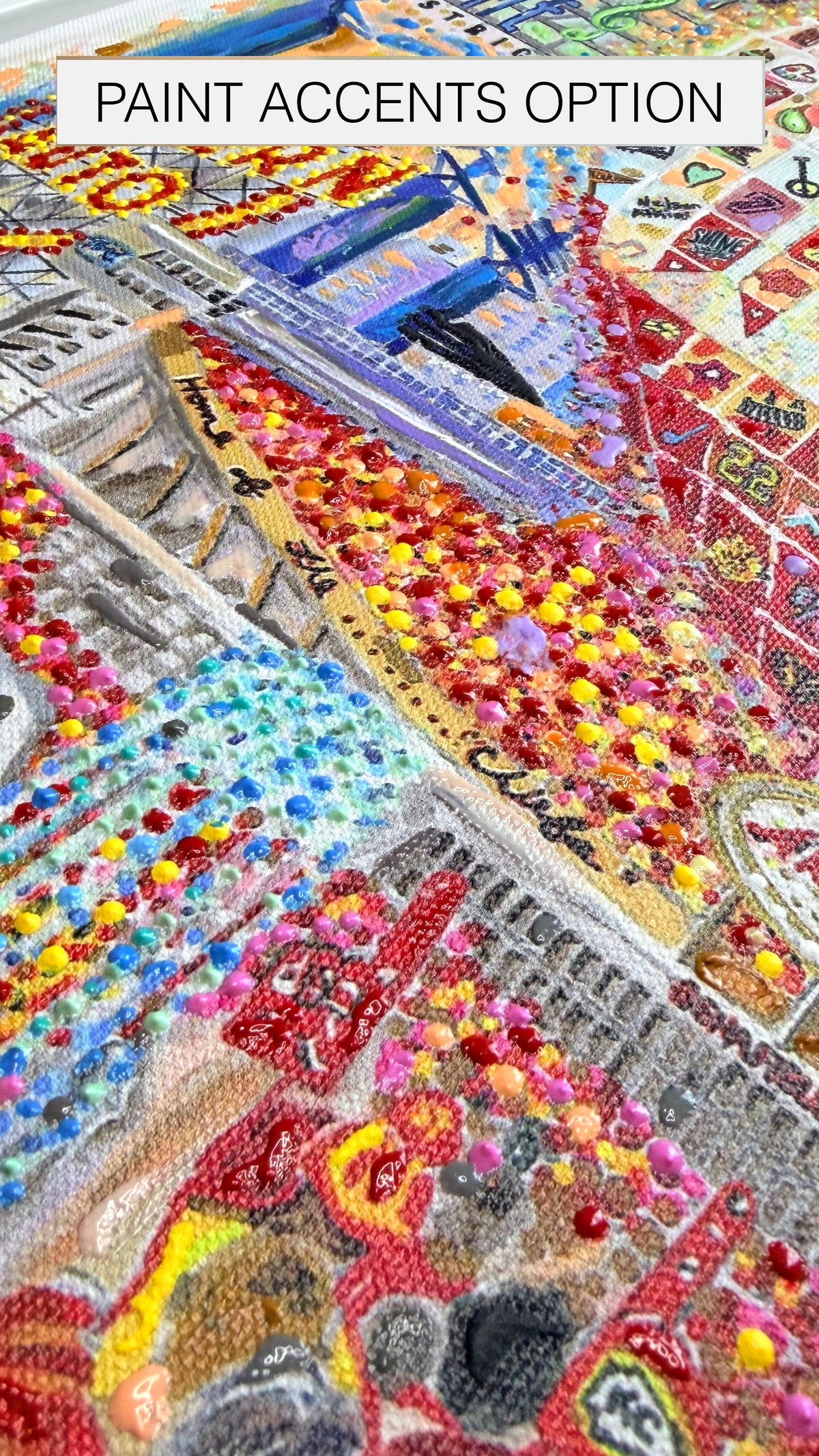 Heart of Kansas City Art: KC Landmarks, Chiefs, Crown Town Canvas Print