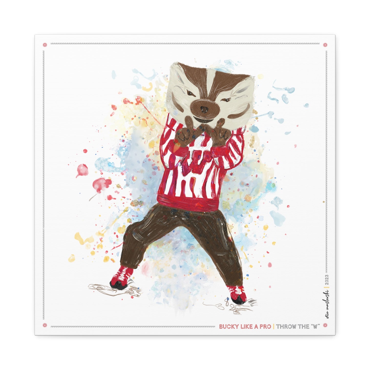 Bucky like a Pro | Throw the "W" | Wisconsin W hand sign Badger