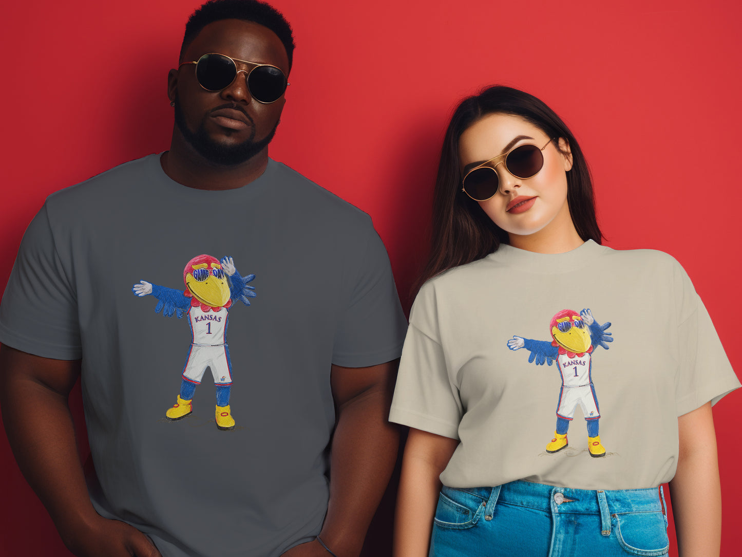 Unisex Kansas Game Day Jayhawks Tees | Wave the Wheat | Unisex t-shirt | Jayhawk | KU | men | women