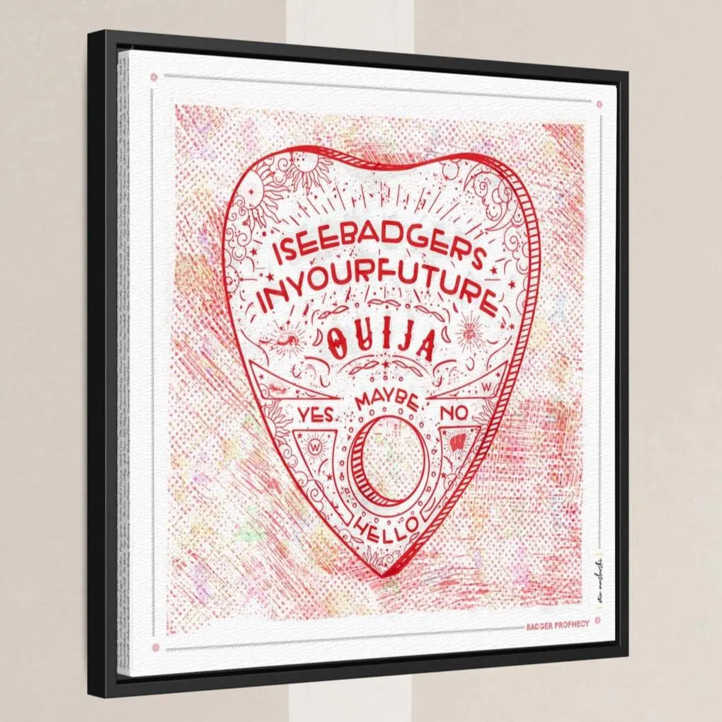 UW Ouija Badger Prophecy Art: Wisconsin Graduation Print