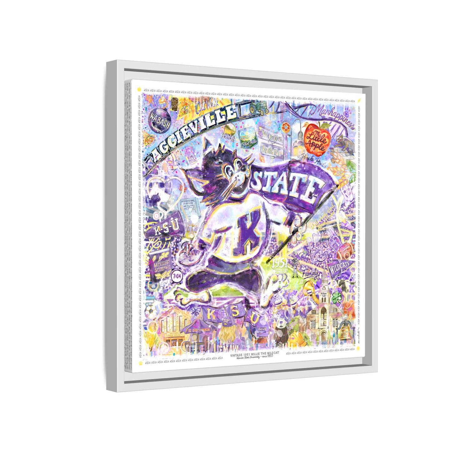 Kansas State 1951 Willie the Wildcat - Bill Snyder Family Stadium