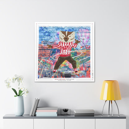 UW Bucky Badger Art: Camp Randall, Wisconsin Football Canvas Print
